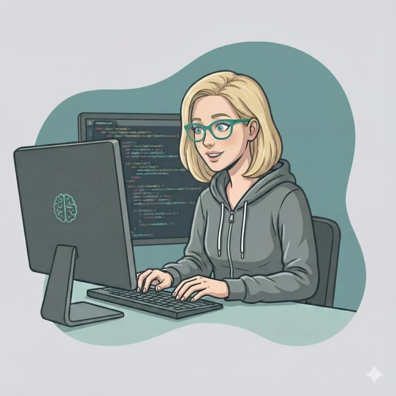 Illustrated portrait of Karen Spinner